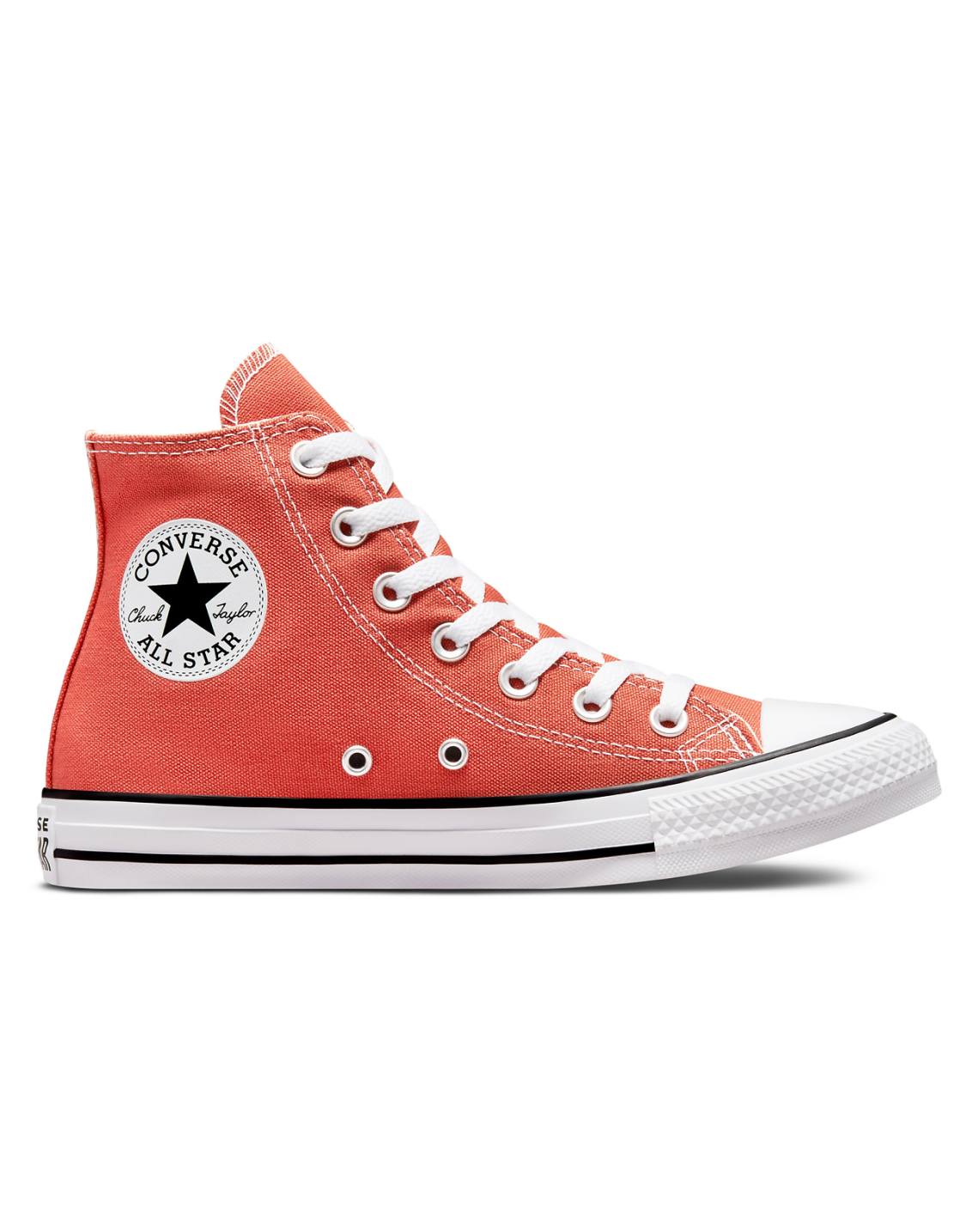 202284848-1-terracota Converse Chuck Taylor All Star Hi canvas sneakers in fire opal - Image 1