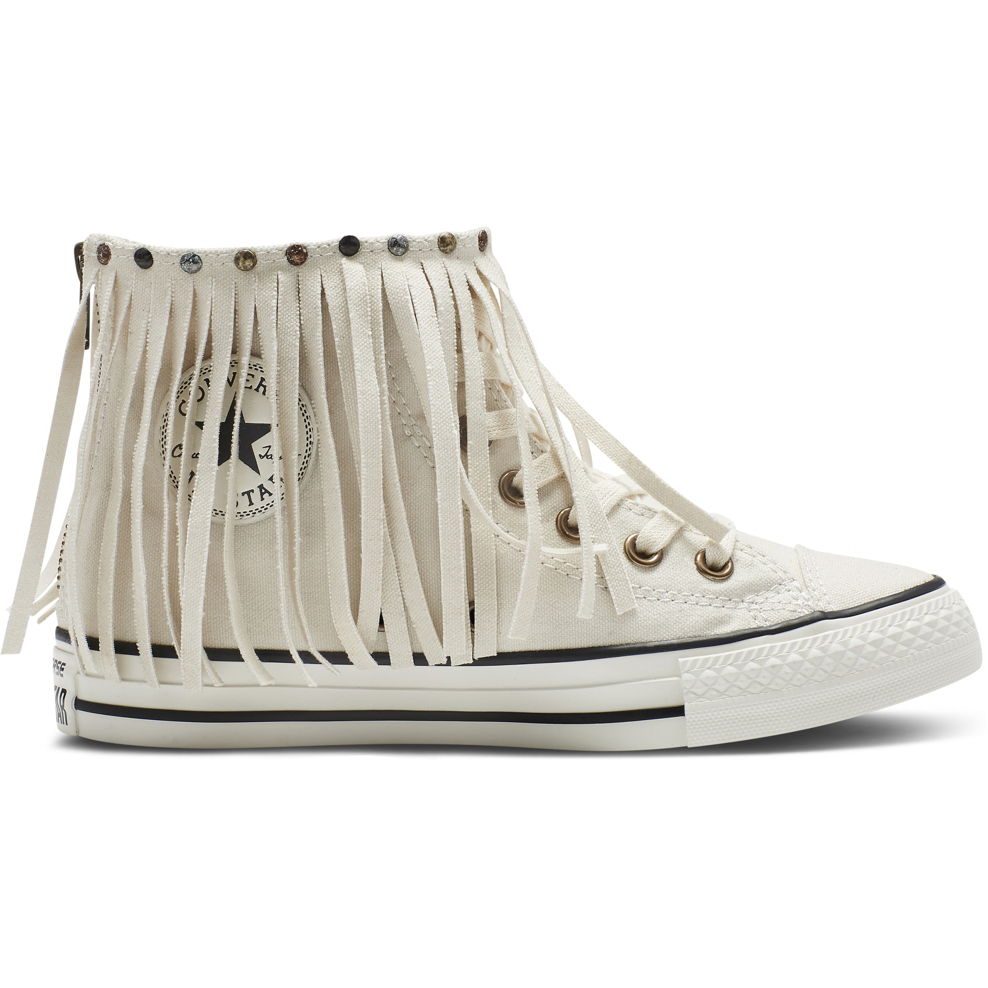 res_db143657ab063b932a18723515e74e47 Pantofi sport Chuck Taylor All Star Fringe Hi - Image 1