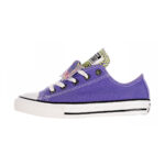 Converse Chuck Taylor All Star Double Tongue purple low-top sneaker